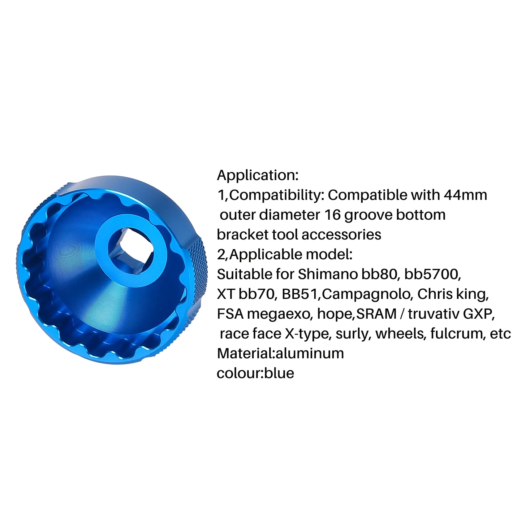 

L37A-BBT-69.2 16-Notch Bottom Bracket Tool For Shimano, SRAM, Chris King, Campagnolo