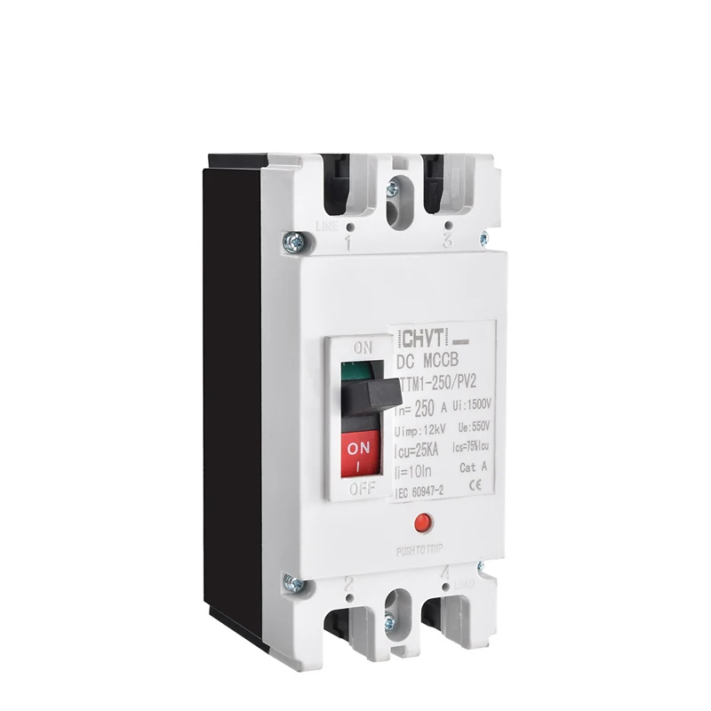 2 قطعة CE IEC 1000 فولت 1500 فولت الصناعية 300amp Mccb 60 أمبير تيار مستمر قطاع دارة #2