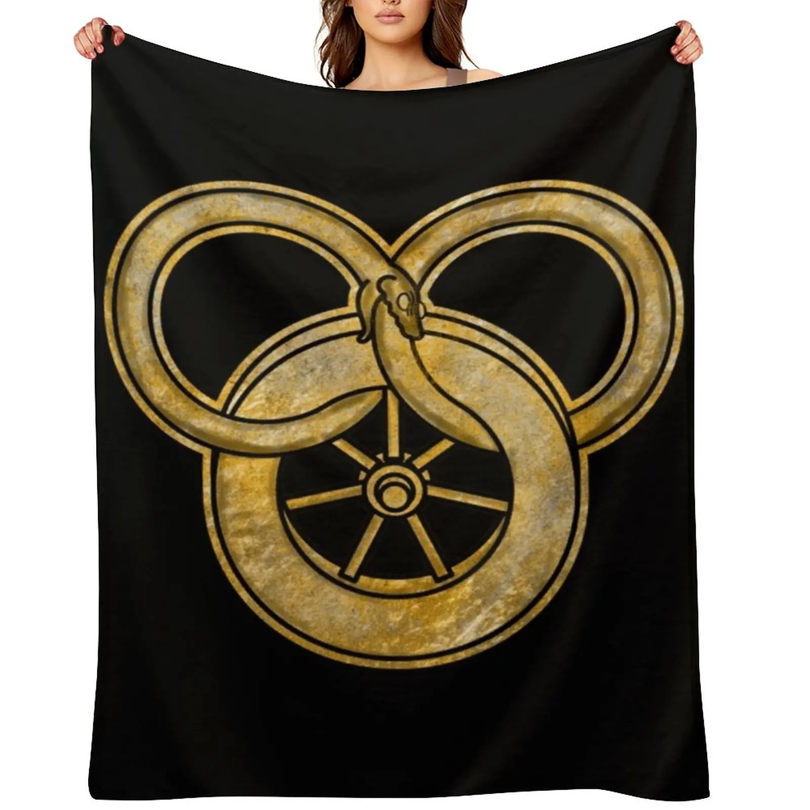 

Wheel of Time Symbol Throw Blanket christmas gifts Luxury Brand Bed linens Extra Large Throw Blankets