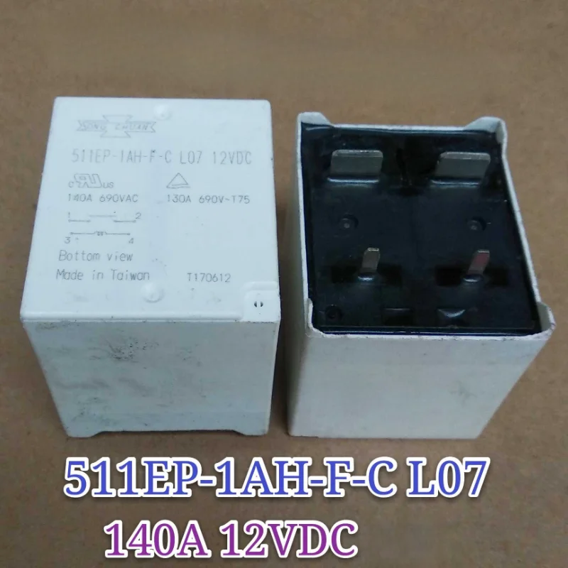 

（Brand New Original）1pcs/lot 100% original genuine relay:511EP-1AH-F-C L07 12VDC 140A 4pins