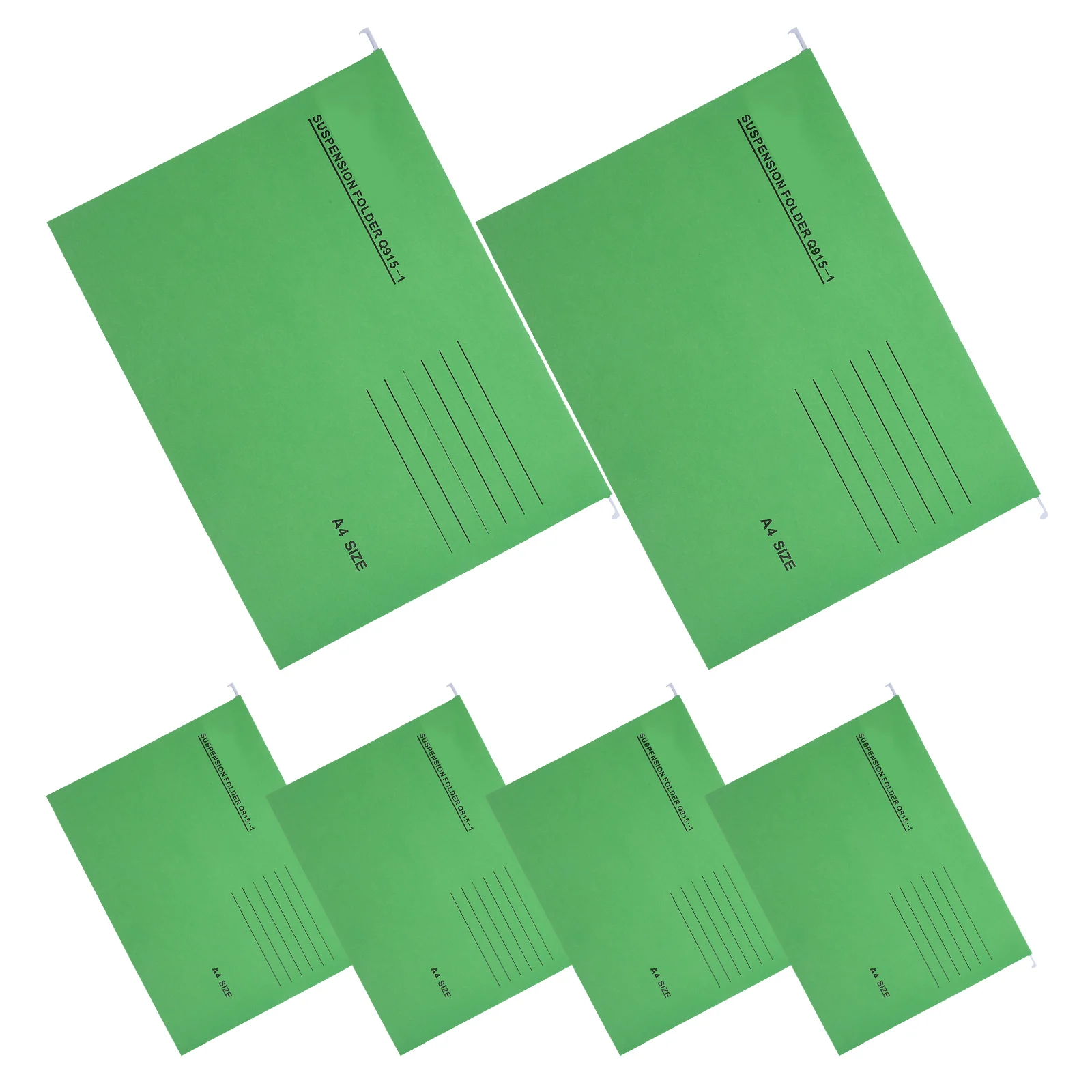 

6pcs Hanging File Folders A4 Size Letter Bills Holder Wrought Iron Office Supplies Colored For Documents Banknotes