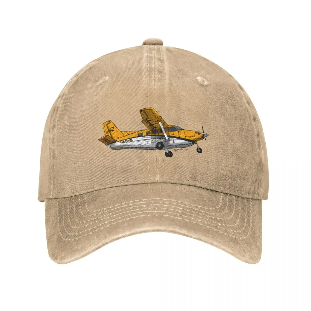 Parkwater Aviation Quest Kodiak N491KQ Baseball Cap Streetwear Hat Man Luxury summer hat Men Luxury Brand Women's