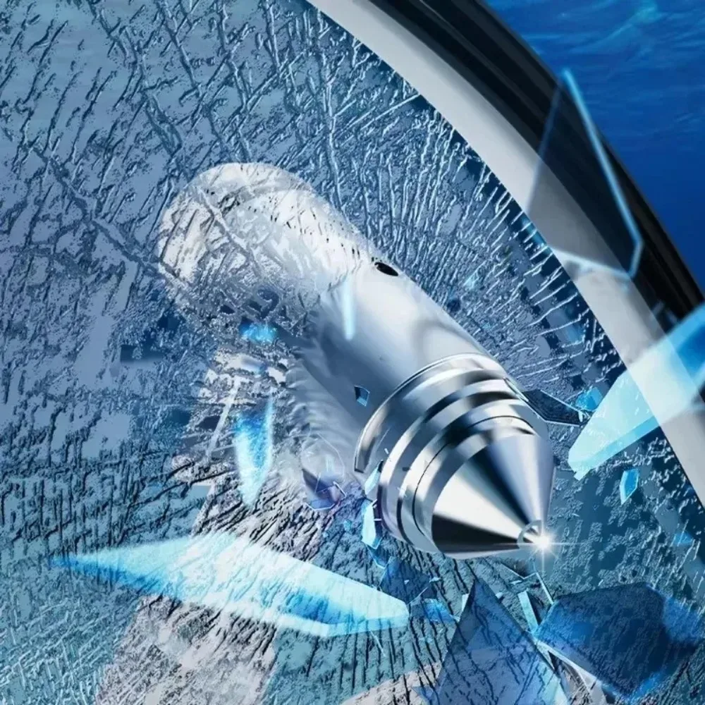 Neue Auto Fenster Breaker Notfall Flucht Werkzeug mit Sicherheitsgurt Cutter Carbon Stahl Lebensrettende Auto Werkzeug HotCar Sicherheit Hammer – Detail 6