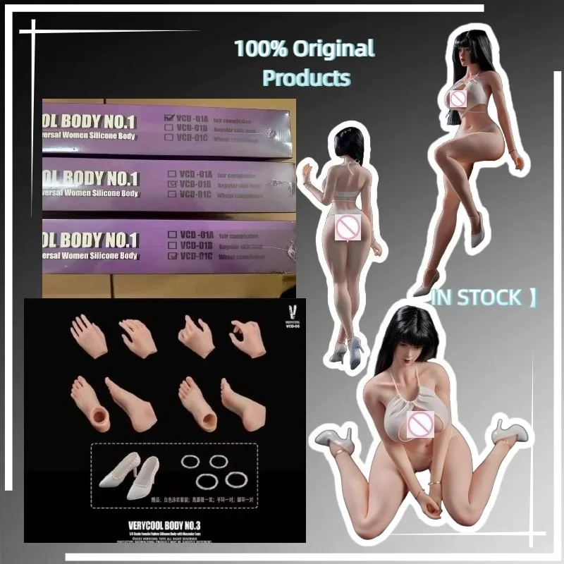 

【IN STOCK】VERYCOOL VCD-03 1/6 white, darkened skin tone, healthy skin, plump female 12-inch action figure. Toy collection.