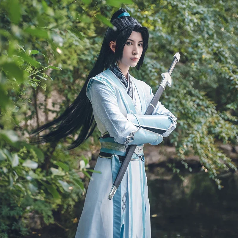 Villain Self-Rescue System Luo Binghe Anime Cosplay Costume Chinese Ancient Halloween Costumes Cosplay Men Women Clothes Wig