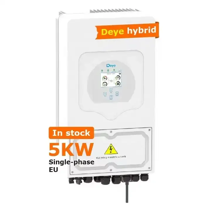 

Original Brand New Deye SUN-5K-SG03LP1-EU 5Kw Inverter 8Kw Single Phase Grid Tie Hybrid Solar Inverters 10Kva 48V