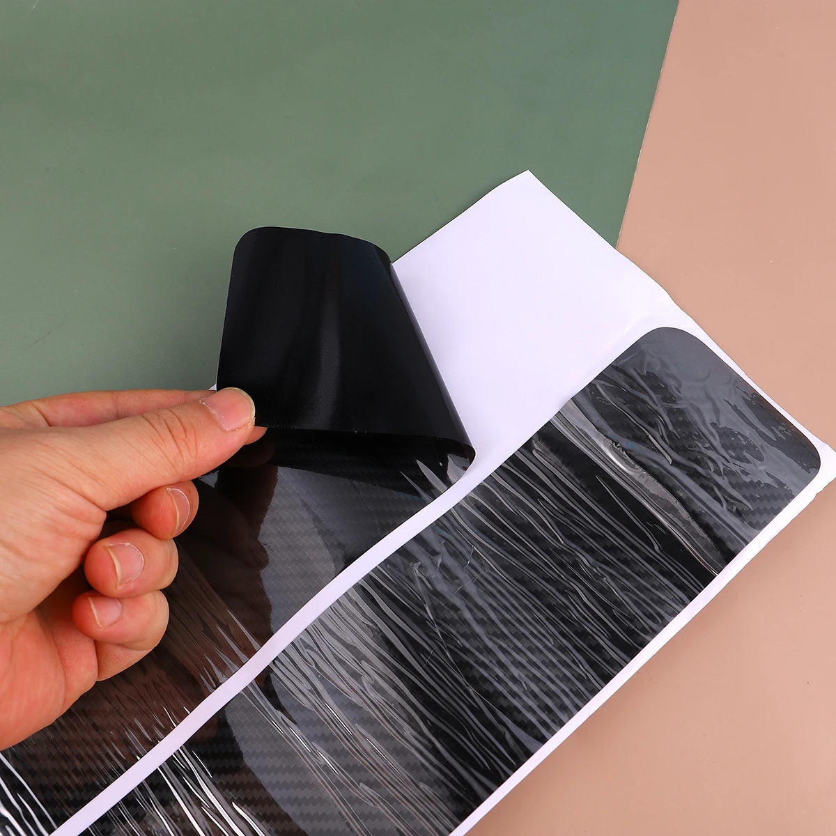 

Carbon Fiber Door Sill Sticker Anti-scratch Styling Protection Film Protector Anti-kick Stickers