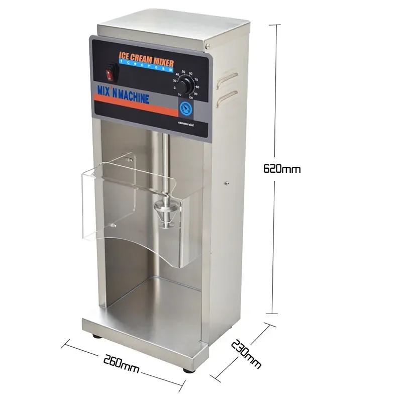 10000rpm Milkshake Machine Frozen Dessert Mixer Soft Ice Cream Mixer Blizzard Machine Smoothie Shops Ice Cream Shop Equipment