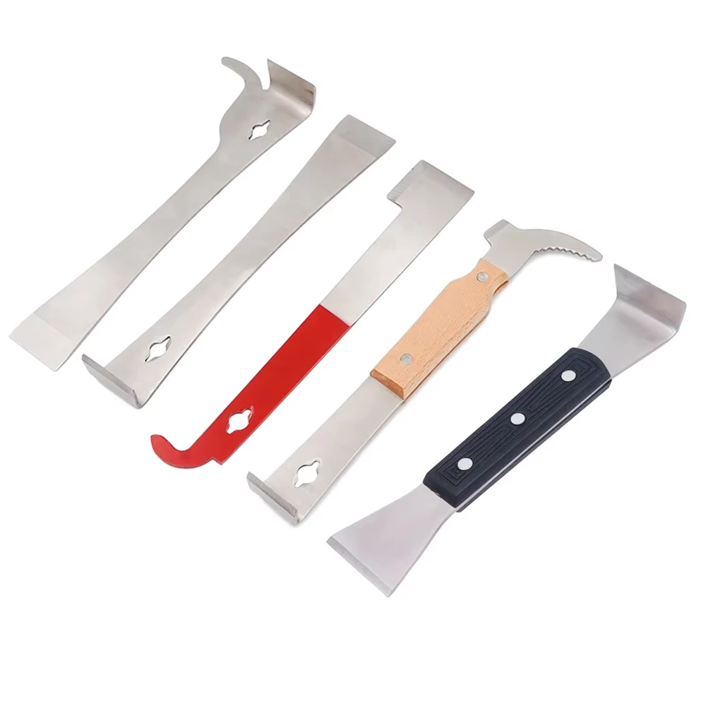 Stainless Steel Bee Hive Hook Scraper Multifunctional Beekeeping Hive Tool Hive Scraper Beekeeping Equipment Frame Cleaning Tool
