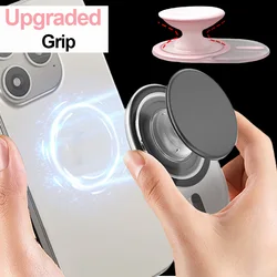Magsafe 휴대 전화 그립 전화 홀더 손가락 스탠드 Griptok 접이식 자기 P-소켓 브래킷 전화 액세서리 업그레이드