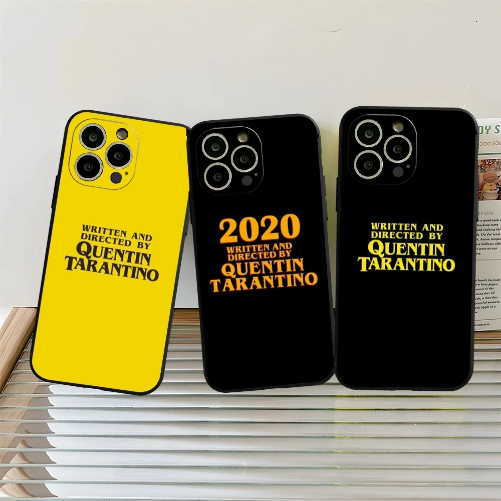 Written Directed Quentin Tarantino Phone Case Fundas for iphone 13 11 15ProMax 14 12 16 Pro Xs Max Mini Xr X Plus Coque