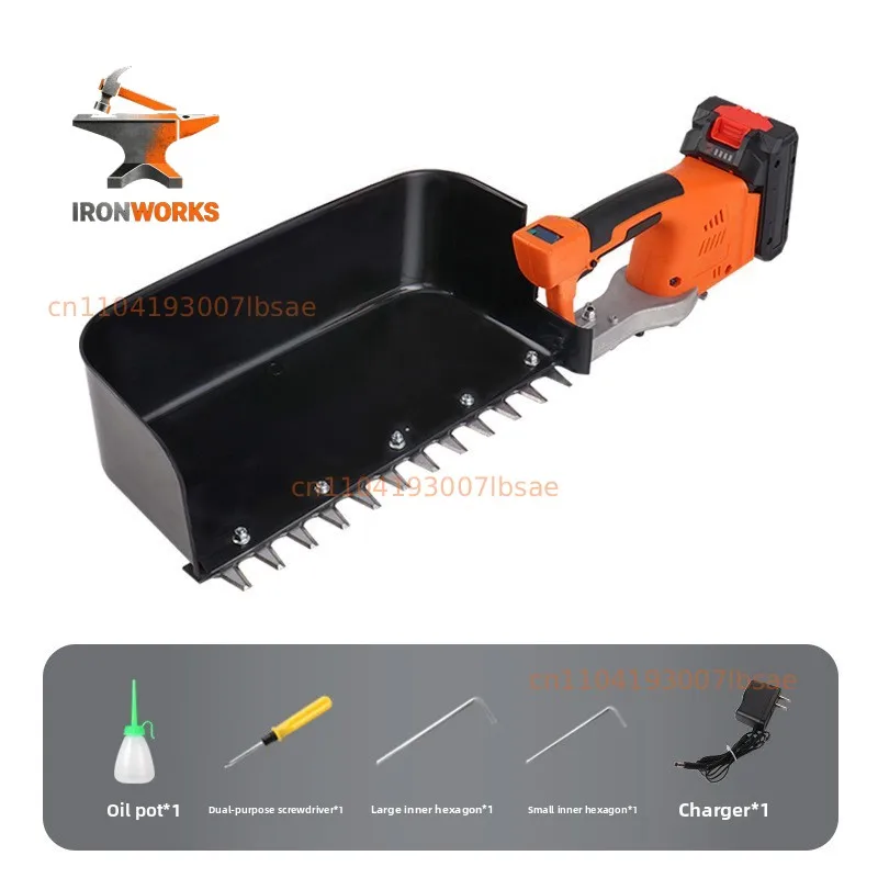21V lithium battery brushless tea picker portable hedge trimmer one-handed trimmer rechargeable tea picker