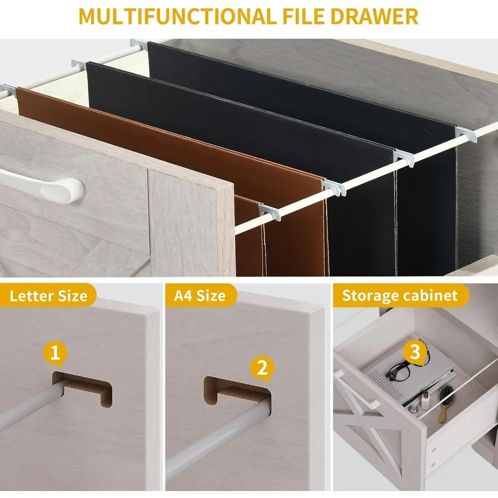 Scrivania a forma di L con cassetto portadocumenti, scrivania angolare per computer da 60" con prese di corrente, scrivania per ufficio domestico