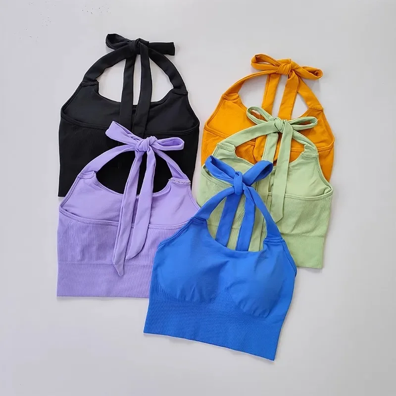 

Seamless Push Up Sports Bra for Women, Sports Underwear, Workout Top, Crop Fitness, Active Wear, Yoga Gym Brassiere Sportswear