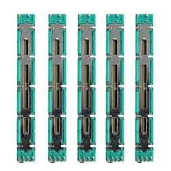5pcs 2-channel Double A10K Original Behringer Soundcrafts Mixer Fader 7.5CM 75MM A10KX2 Potentiometer A20K/B20K/B50