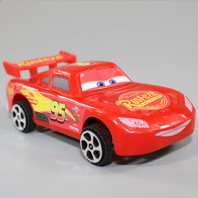 4PCS Kawaii Cars Action Figure Model Toys Movie Peripherals Anime Figures Cake Decorations Lightning McQueen Kids Birthday Gifts