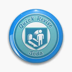 Quick Revive Soda Soft Button Pin Metal Clothes Funny Lapel Pin Decor Gift Hat Cute Fashion Jewelry Creative Badge Women