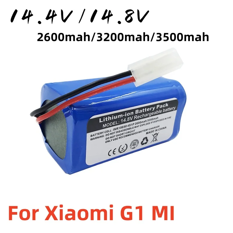 

. VAKAUMUS New For Xiaomi G1 MI Robot Vacuum-Mop Essential MJSTG1 Robot Vacuum Cleaner Accessories 14.4V 2600mAh Li-ion Battery