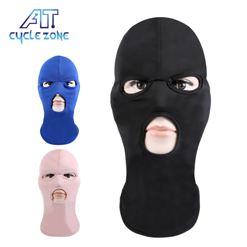 

3 Holds Full Face Mask Bicycle Full Face Balaclava Cycling Bicycle Hiking Scarf Fishing Snowboard Ski Masks Hood Hat Men Women