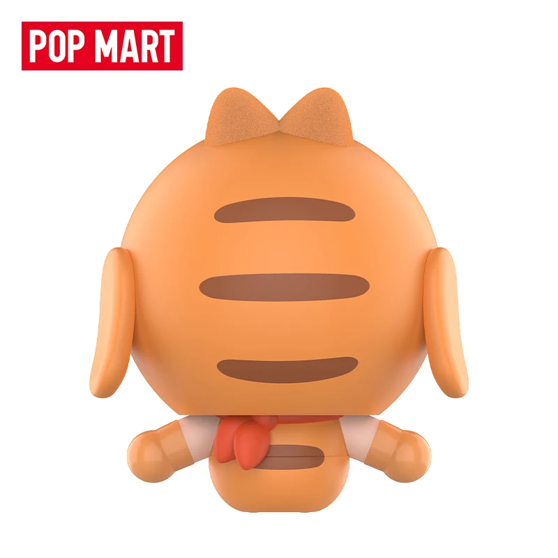 Echte Popmart Crybaby Space Cat Orange Serie Figuren Desktop Decor Sammeln Ornamente Crybaby Trendy Spielzeug Nette Puppe Geschenk
