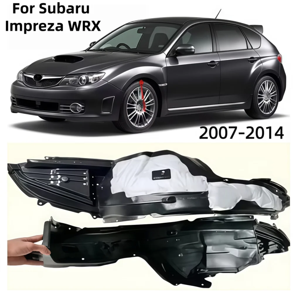 Front Wheel Liner Mudguard 2007-2014 For Subaru Impreza WRX STI