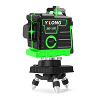 3D 12 Lines Green Light Self Leveling Laser Level 360 Construction Tools Waterproof Nivel Laser Herramientas Para Construccion