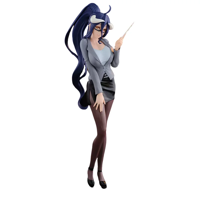 สินค้าพร้อมส่ง ของแท้จาก BANDAI BANPRESTO ฟิกเกอร์อนิเมะ Overlord Albedo รูปแบบครู ของตกแต่งโต๊ะทำงาน ของขวัญวันเกิด ของสะสม