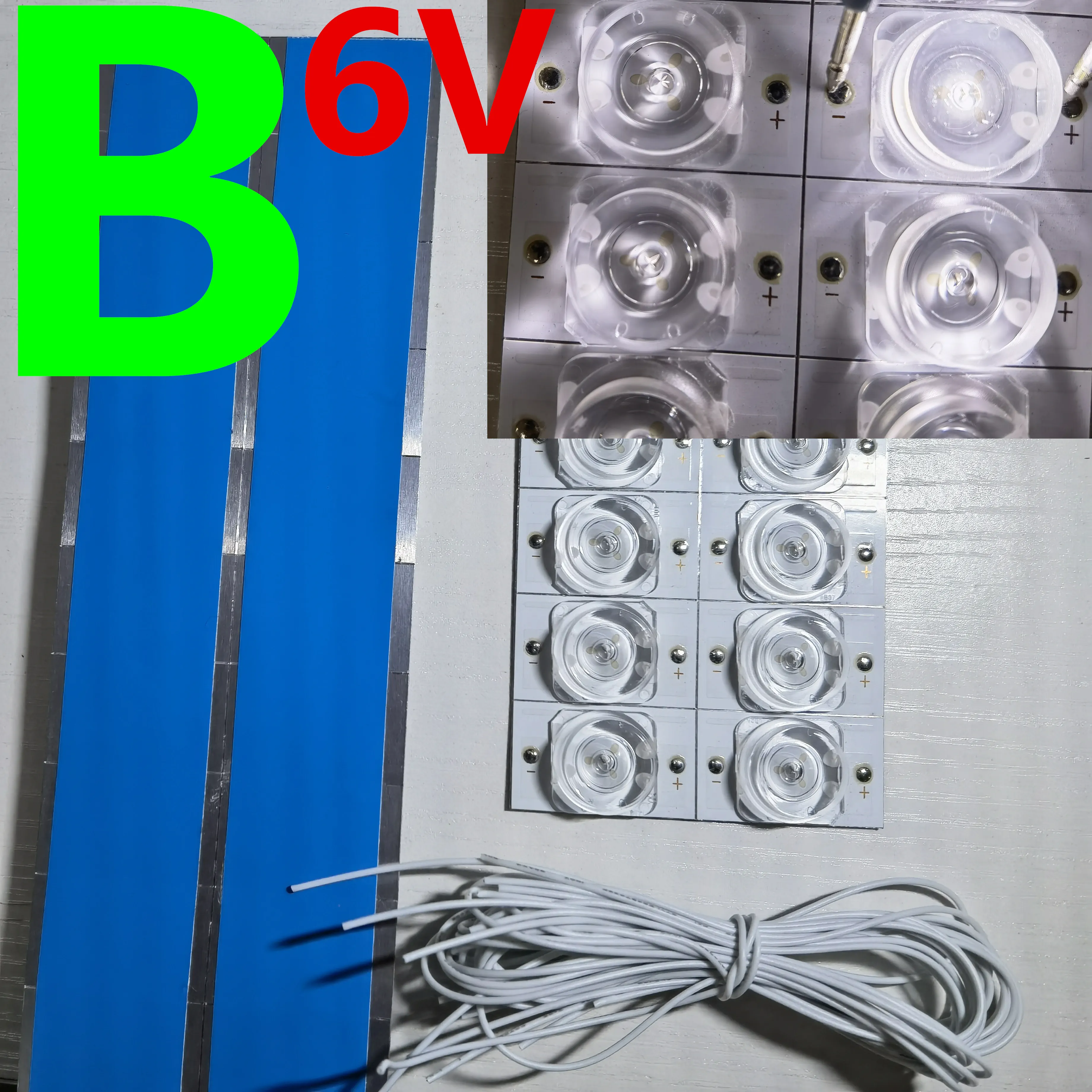 40 قطعة 6 فولت SMD مصباح الخرز ل 32-65 بوصة LED Konka TV إصلاح مع عدسة بصرية Fliter 100% جديد