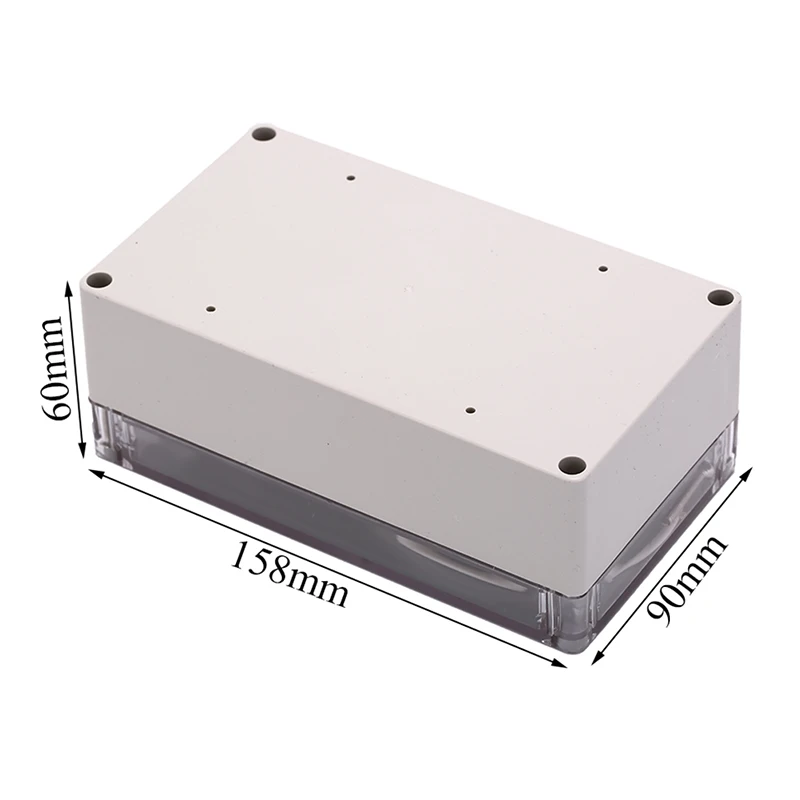 1PC ABS Waterproof Box Plastic Cover Electronic Case Custom Project Instrument Enclosure 158*90*60mm