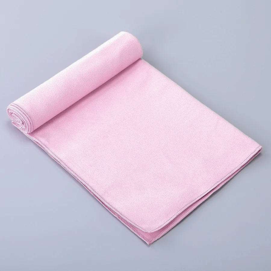 1PC Baby Pink Microfiber Towel Perfect Travel Gym Camping Towel Quick Dry Super Absorbent  Ultra Compact Lightweight Beach Towel