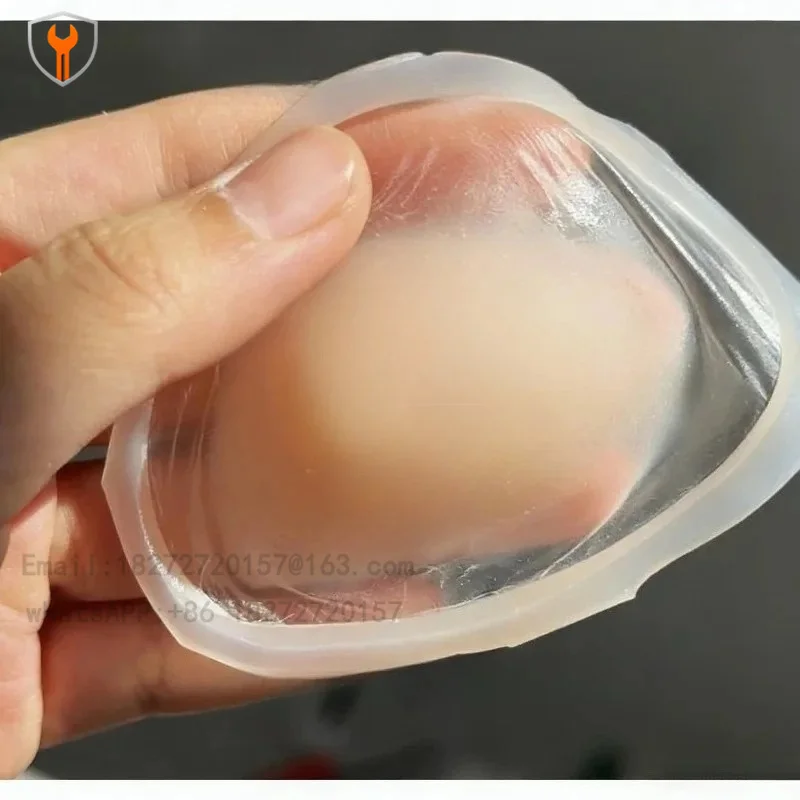 Silicone Fake Chin & Nose Pad, Cosplay Height Increase Shaping Prosthetic Accessory