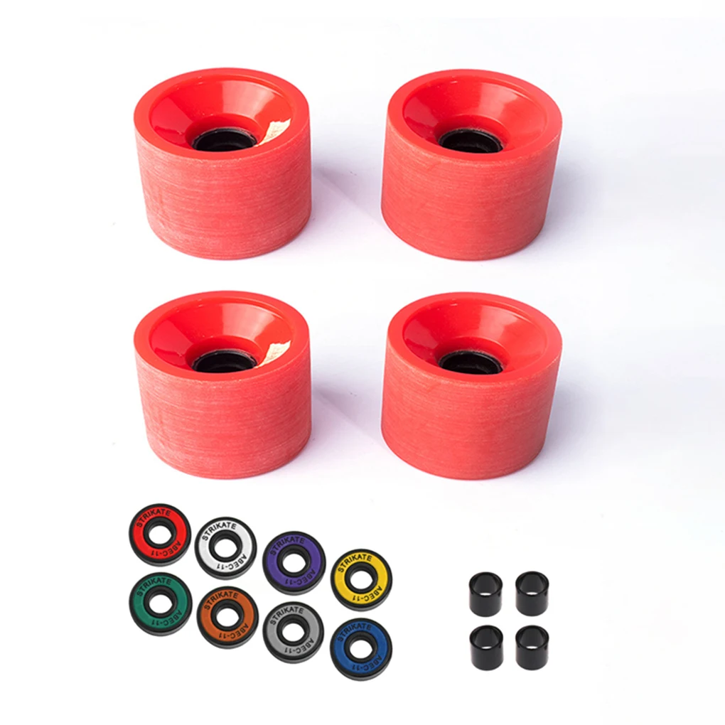 Skateboard Wheel Bearings Longboard Washers Set Outdoor Sports Longboarding