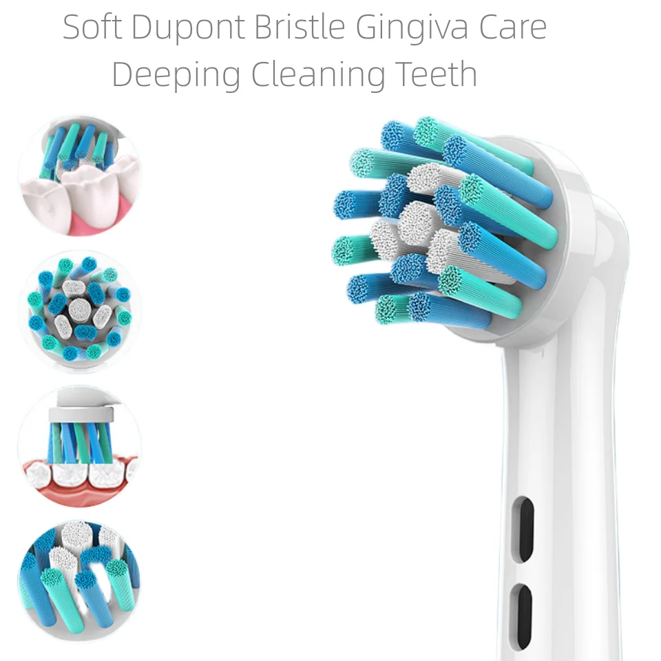 4PCS/12pcs/20pcs Electric Toothbrush Heads Replacement High Quality Soft Bristle Compatible For Oral b