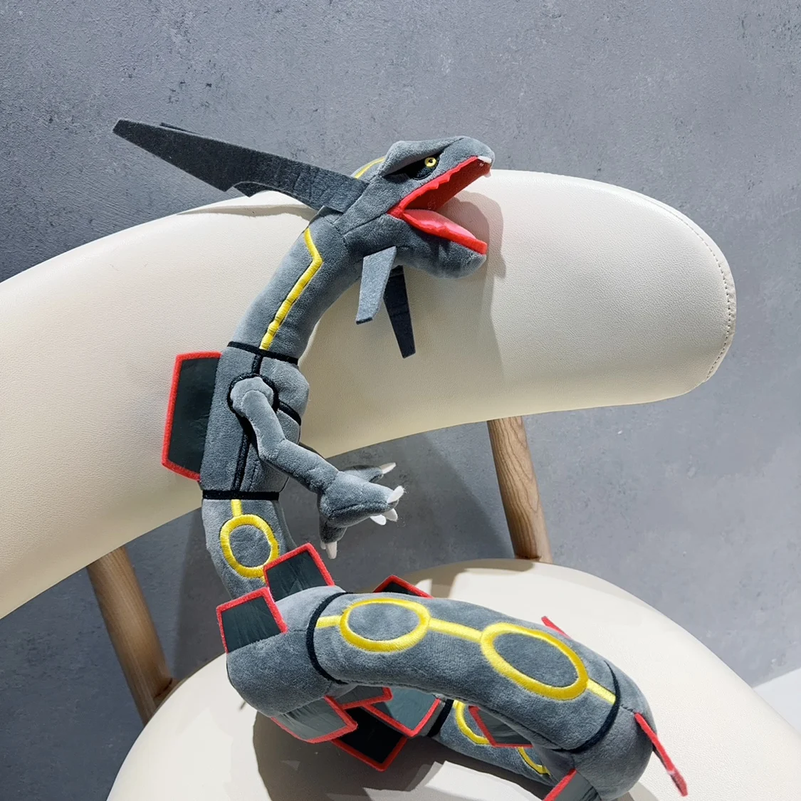 80 см блестящие плюшевые игрушки Rayquaza Pokemon Peluche Mega Rayquaza, мягкие игрушки, игра для коллекционного подарка, плюшевые игрушки Rayquaza, подарок для ребенка