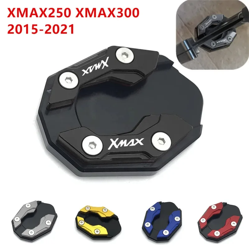 Fit For Yamaha XAMX300 XMAX 300 X-MAX 350 2015-2021 2020 2019 CNC Motorcycle Kickstand Side Stand Enlarge Foot Extension Pad