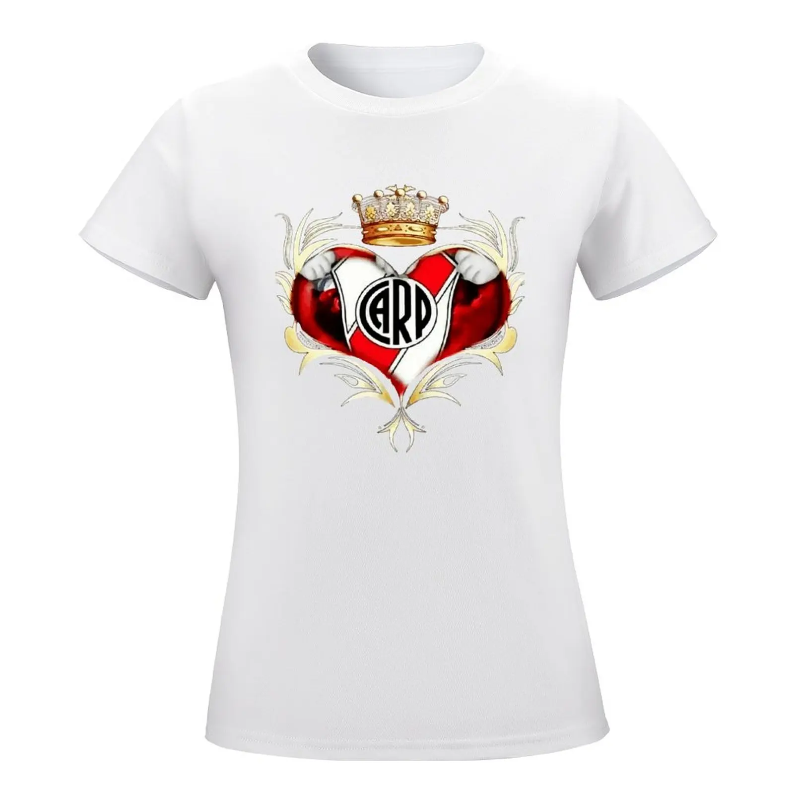 River Plate fc t-shirt abbigliamento femminile camicia con stampa animalier per ragazze magliette bianche per le donne