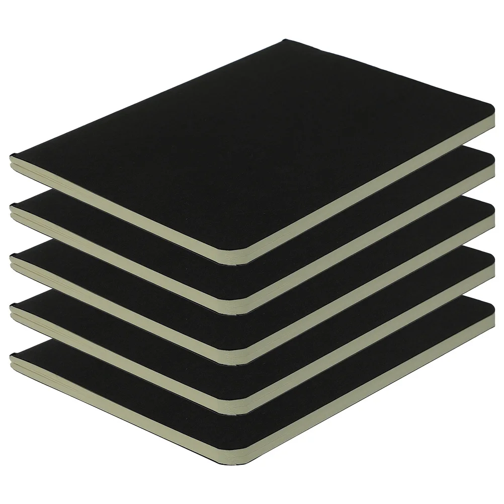 

5Pcs Practical Lightweight Abrasion Resistant Portable for Students Teachers Artists Portable Drawing Book