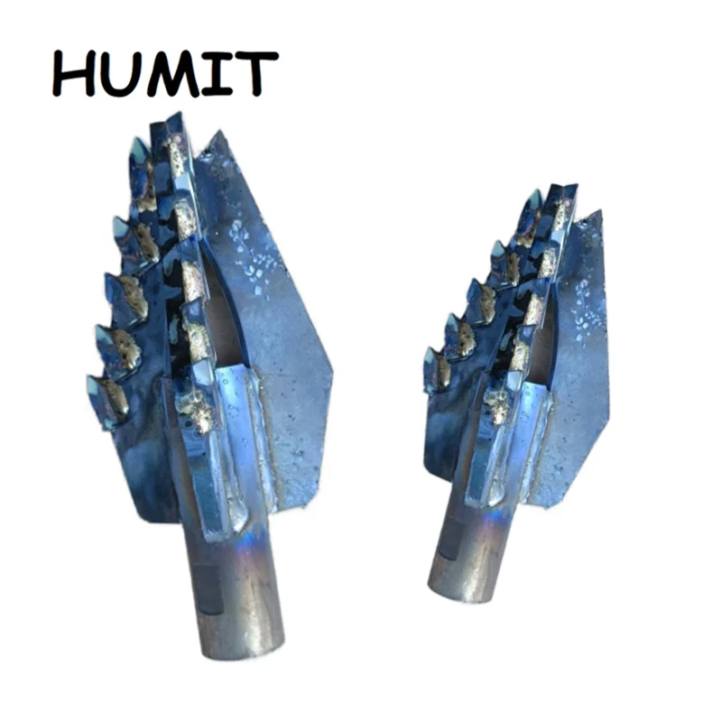 Three Wings Alloy Drill Bit M22 Joint Connector 3 blades Digging Artesian Water Well Exploration Drilling Machine