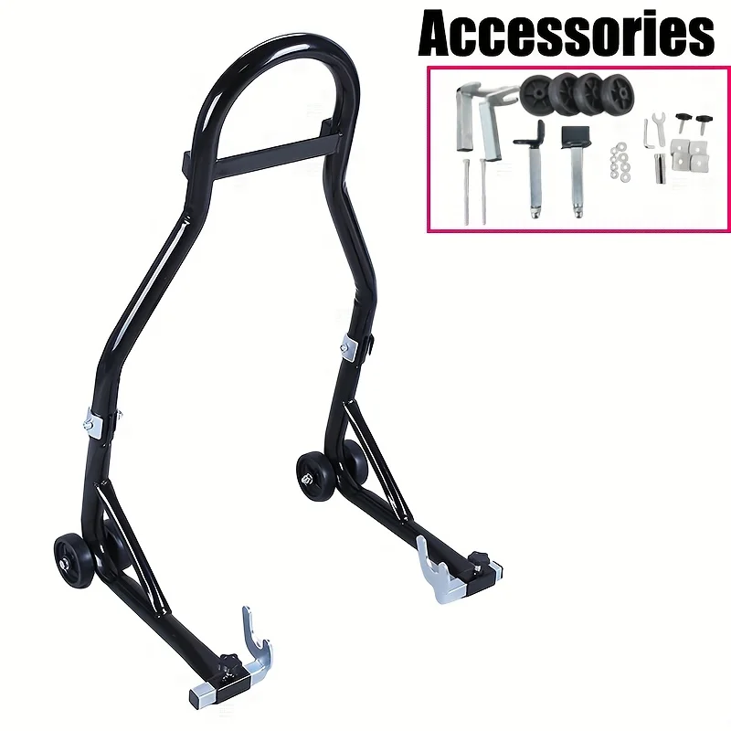 1 Pair Wheel Support Frame Stand Motorcycle Swing Arm Lift TripodHooks U-style/L-style Hook Fork Swingram Spool Slider