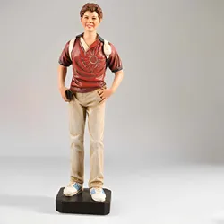 7.08''H Carlo Acutis Statue Christmas Figurines Decorations Figurines Holiday Sculpture Tabletop Scenes Festival Gift Home Decor