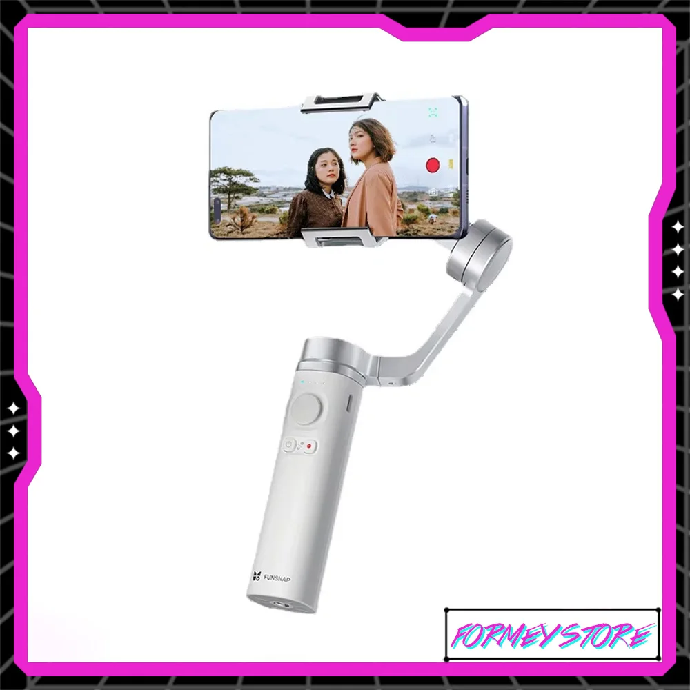 FUNSNAP Selfie Stick Tri-axis Anti Shake Phone PTZ Vlog PTZ Phone Stabilizer Live Streaming Stand Outdoor Shooting Artifact Gift