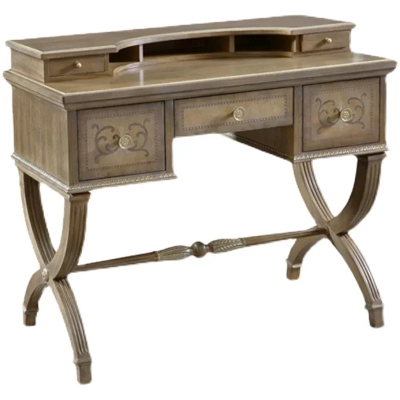 

~Y Custom Alexander Неоклассический итальянский туалетный столик Макияжный столик для спальни Роскошный новый туалетный столик Шкаф для хранения мебели