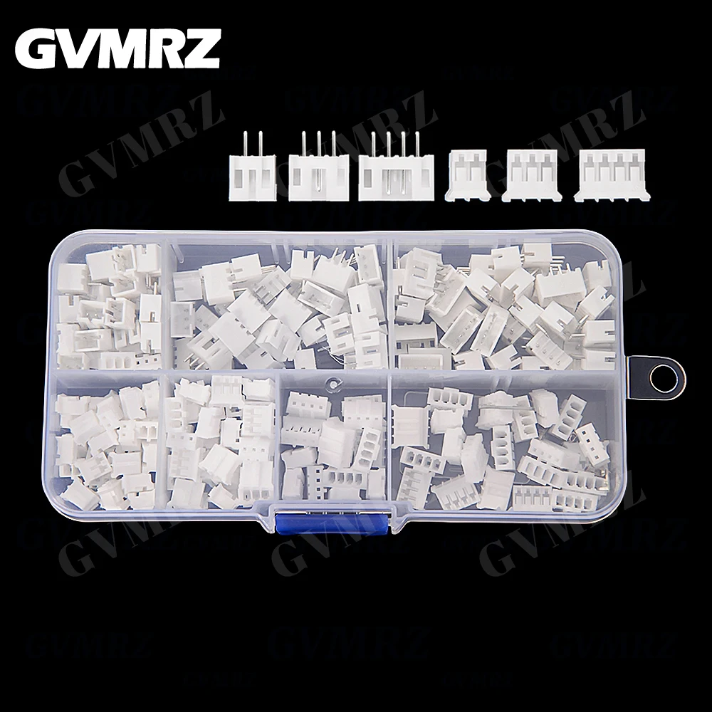 180PCS PH2.0 JST Male Female Plug Socket PH 2.0mm Connector kit Straight Pin 2P 3P 4P Pitch 2.0mm