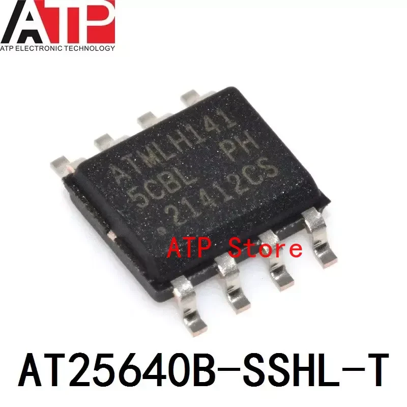 10PCS/LOT New Original AT25640B-SSHL-T ATMLH 5CBL SOP-8  AT25640B Chip IC EEPROM 64KBIT SPI 20MHZ SOP8