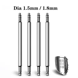 20 piezas de barras de resorte de 1,5mm de diámetro y 1,8mm, pasadores de enlace de correa aptos para barras de eslabones de correa de reloj de 18mm, 19mm, 20mm, 21mm, 22mm, 24mm y 26mm