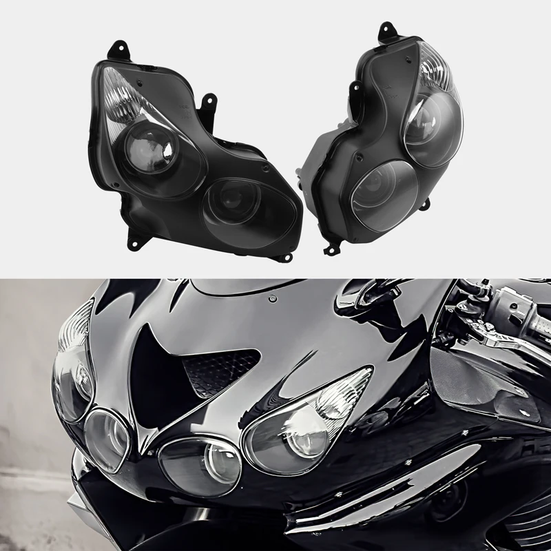 Motorcycle Headlight Head Lamp Assembly For Kawasaki Ninja ZX14R ZX-14R ZZR 1400 2006-2011 2008 2009 2010