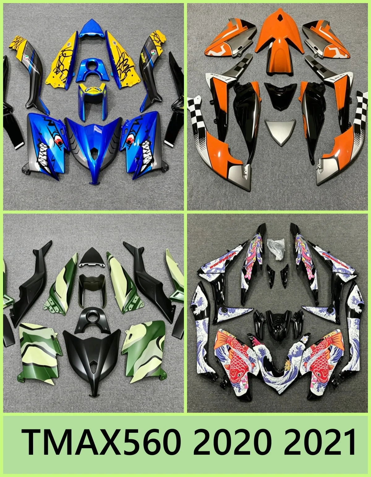 Suitable for Yamaha TMAX560 2020 2021 motorcycle fairing housing accessories, multi-color optional, can be customized