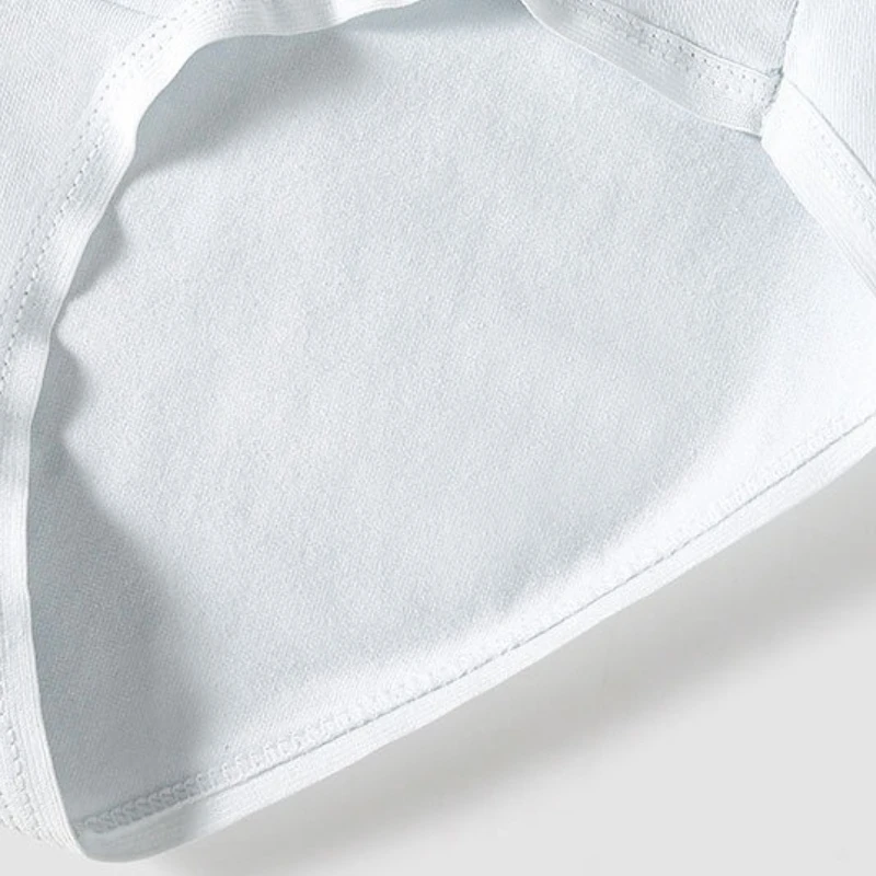 Cotton Women Panties Mid-Rise Student Soft Underwear Breathable Antibacterial Crotch Briefs Sexy Lingerie Girls Solid Underpants