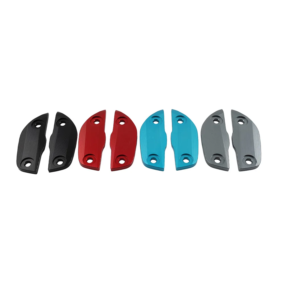 1Pair Motorbike Mirror Delete Blank Block Off Base Plate Decorative Cover Aluminum For CFMOTO 450SR 2022 2023 2024 2025