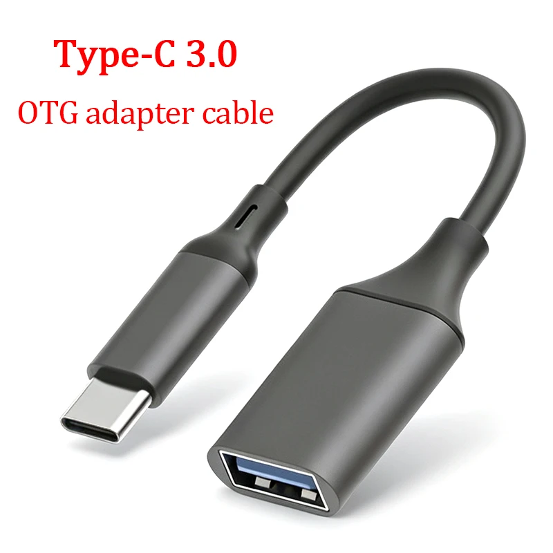 USB C OTG Adapter Type C Male to USB3.0 Female Converter OTG Cable for Smartphones Tablets